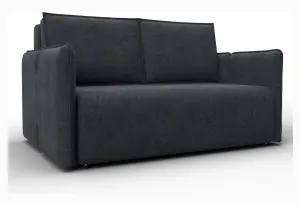 Диван прямой Лига-117 LAIM 26 темно-серый (Велюр)