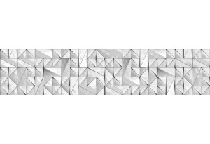 Стеновая панель SP MSK Треугольники Вайт