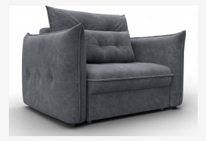 Кресло Лига-100 НПБ BRUT 16 темно-серый (Велюр)