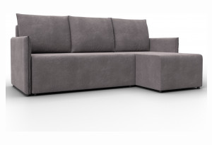 Диван угловой Лига-124 угол универсальный LAIM 04 бежевый (Велюр)