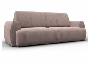 Диван прямой Лига-115 НПБ TOWER 05 бежевый (Велюр)