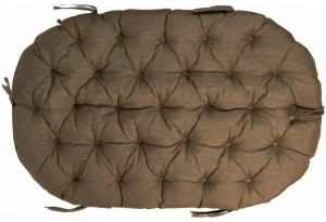 Подушка на диван Мамасан, цвет: коричневый