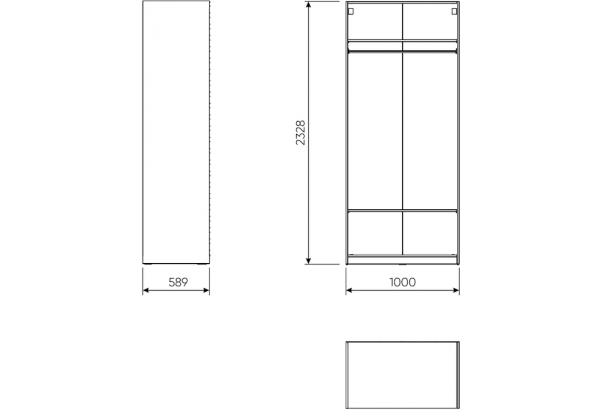 2.06.07.250.4 МАКС стеллаж 100х58х233 серый - главное фото