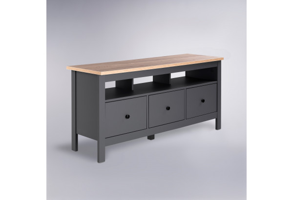 2.08.03.090.15 САГА тумба 3 ящика серая/ясень RU - главное фото