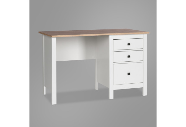 2.08.06.160.14 САГА стол письменный 120х56 белый/ясень - главное фото