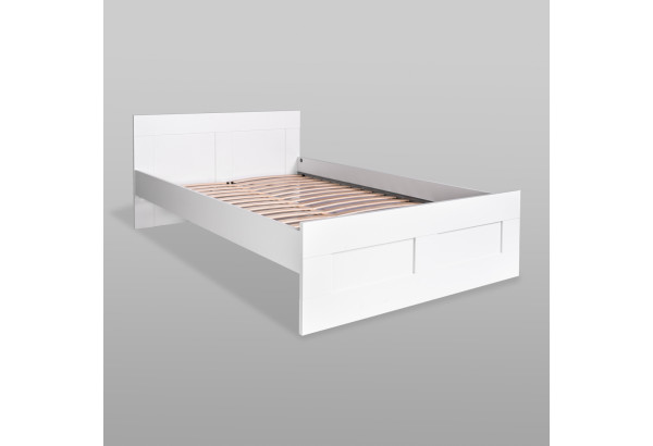 Кровать двойная "Сириус" 1400х2000, белая - главное фото