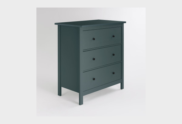2.08.02.020.6 САГА комод 3 ящика темно-бирюзовый - главное фото