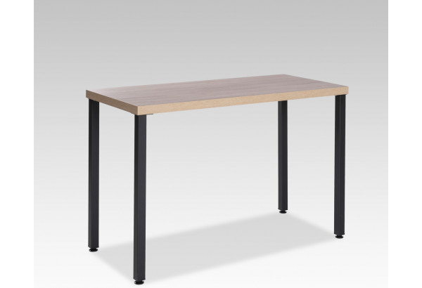 S01385 Ингар 1/ТТ стол письменный 120x75x55, дуб беленый/черный - главное фото