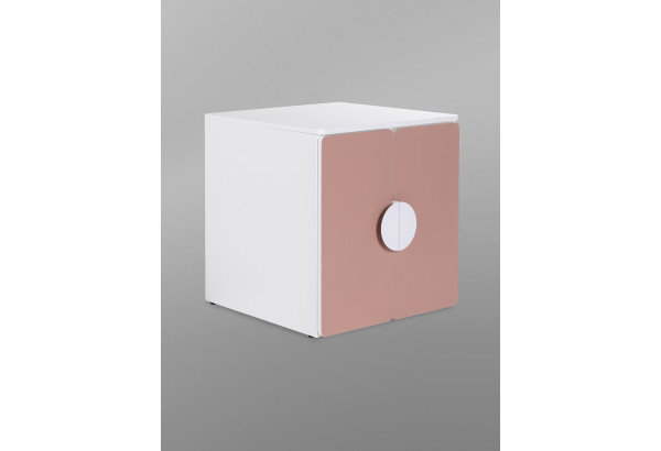 S02559 ПИКСИ шкаф распашной с 2 дверьми 60x57x63, мечтательный пион - главное фото