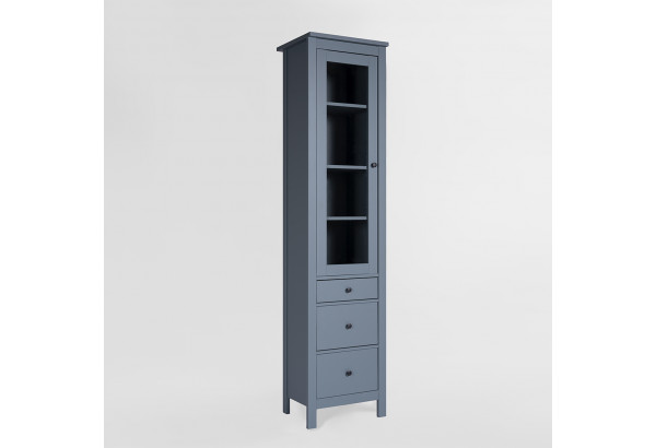 2.08.07.120.6 САГА шкаф с витриной 50 темно-бирюзовый RU - главное фото
