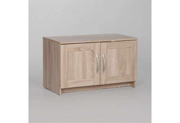 Тумба СИРИУС двухдверная низкая, цвет Дуб Сонома - главное фото