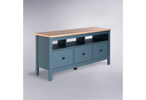 2.08.03.090.16 САГА тумба 3 ящика темно-бирюзовая/ясень RU - главное фото