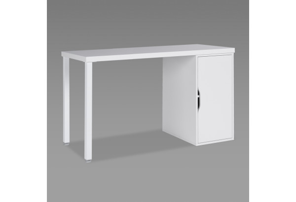 S01538 ИНГАР 2/ДВ/T стол письменный 140x75x55, белый - главное фото