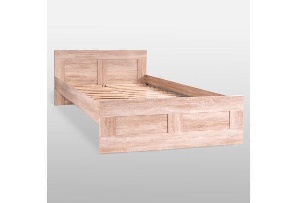 Кровать двойная "Сириус" 1600х2000, дуб сонома - главное фото