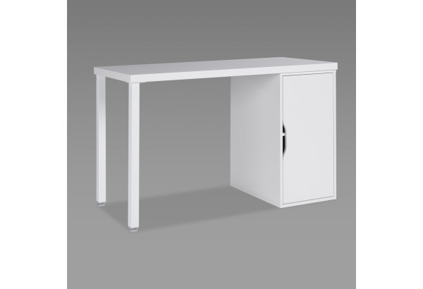 S01507 ИНГАР 1/ДВ/T стол письменный 120x75x55, белый - главное фото