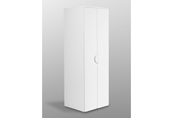 S02085 ПИКСИ шкаф распашной с 2 дверьми и полкой 60x57x183, робкий подснежник - главное фото