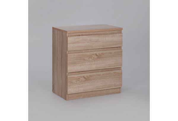 Комод "Кастор" 3 ящика, дуб сонома - главное фото