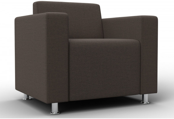 Кресло Лига-093 ВН Амур 05 коричневый (Рогожка) - главное фото