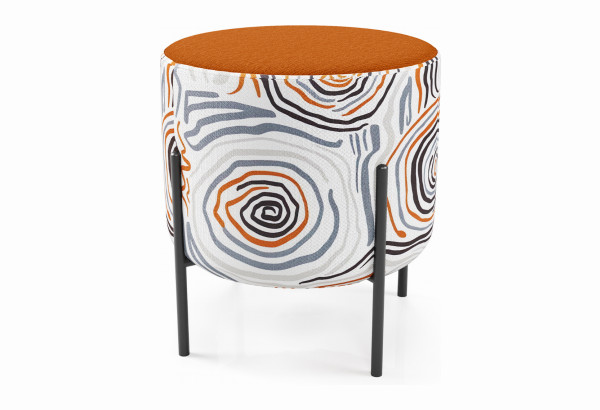 Маленькая радость Пуф круглый на ножках, терракотовый Kobayasi - главное фото