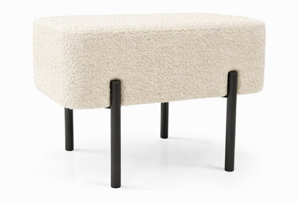 Маленькая радость Пуф прямоугольный на ножках, белый - главное фото