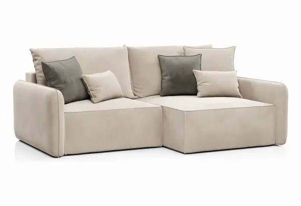 ПОРТЛЕНД Диван угловой светло-бежевый - главное фото
