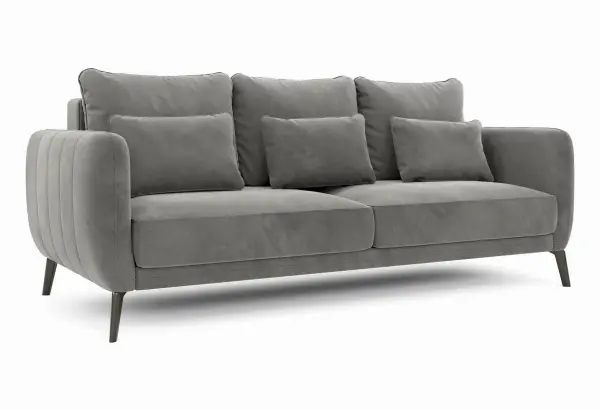 СЧАСТЛИВЫЙ ДЕНЬ Диван прямой, серый - главное фото