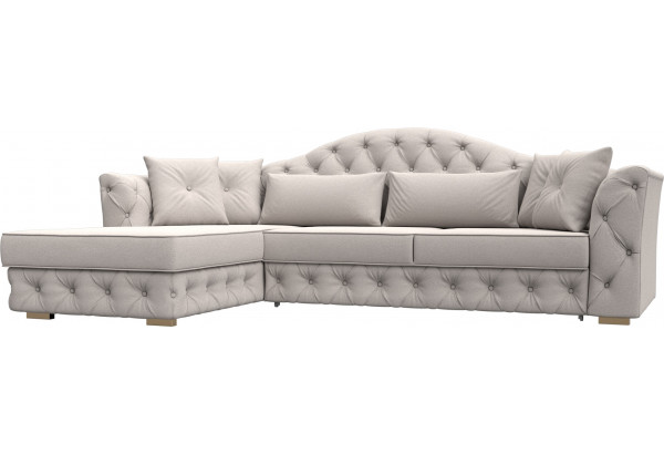 Диван угловой Артис левый угол JOLY 05 бежевый (Замша) - главное фото