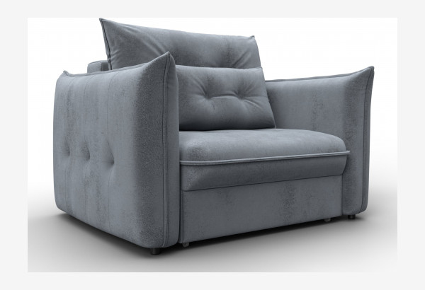 Кресло Лига-100 НПБ TOWER 10 серый (Велюр) - главное фото