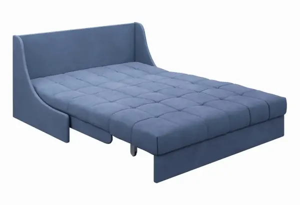 ТОКИО Диван прямой серо-синий, 160 ППУ - главное фото