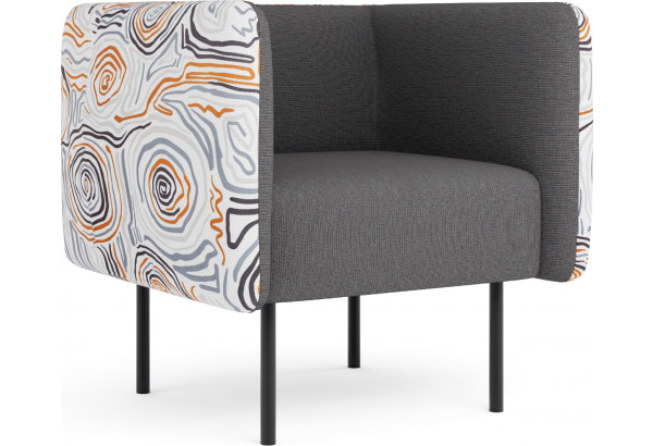 РИО Кресло серое Kobayasi - главное фото