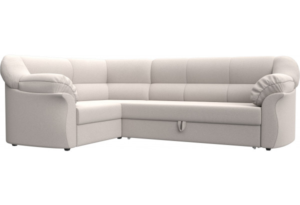 Диван угловой Карнелла левый угол JOLY 05 бежевый (Замша) - главное фото