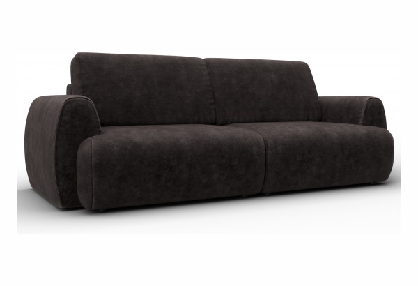 Диван прямой Лига-115 НПБ BRUT 17 коричневый (Велюр) - главное фото