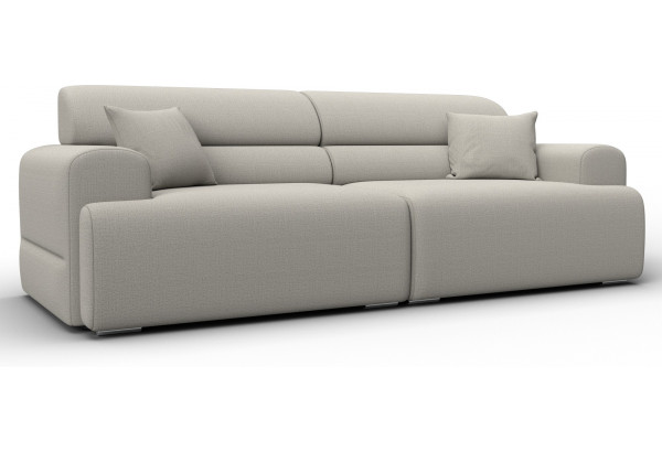 Диван прямой Лига-109 НПБ Амур 02 бежевый (Рогожка) - главное фото