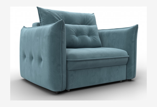 Кресло Лига-100 НПБ SEVEN 113 бирюзовый (Велюр) - главное фото
