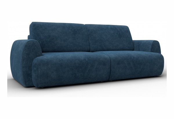 Диван прямой Лига-115 НПБ BRUT 11 синий (Велюр) - главное фото