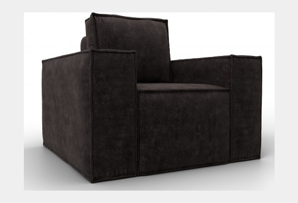 Кресло Лига-081 НПБ BRUT 17 коричневый (Велюр) - главное фото