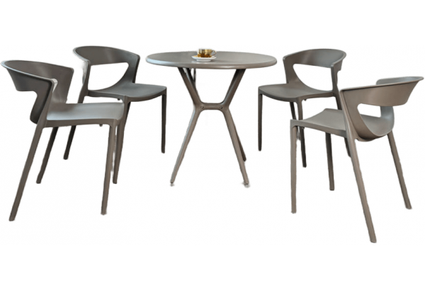 Комплект мебели для дачи и кафе из полипропилена - главное фото