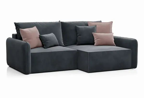 ПОРТЛЕНД Диван угловой серый - главное фото