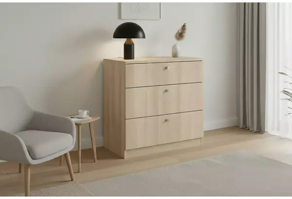 Комод 70х40х72 см с 3-мя ящиками Теви - главное фото