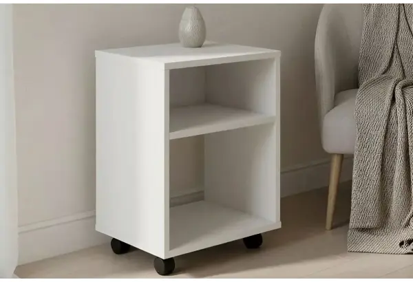 Тумба прикроватная 40х30х50 см с полкой на колёсиках Теви - главное фото