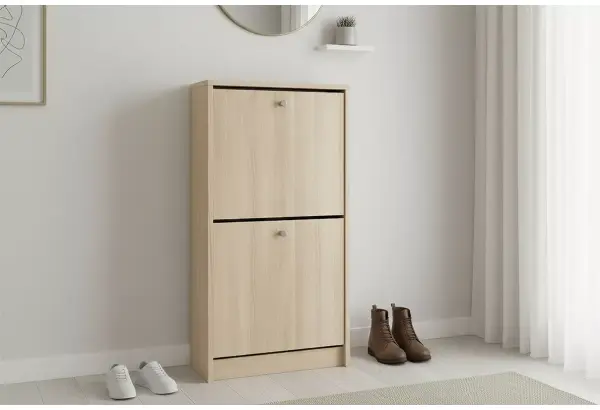 Обувница закрытая 49х28х93 см с двумя отделениями Теви - главное фото