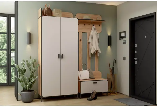 Набор мебели для прихожей (170,2х220,1х38,2 см) Жаклин - главное фото