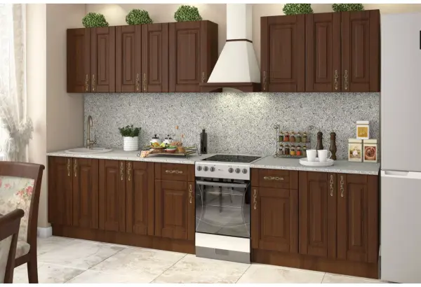 Кухонный гарнитур 2,6 м Орех - главное фото