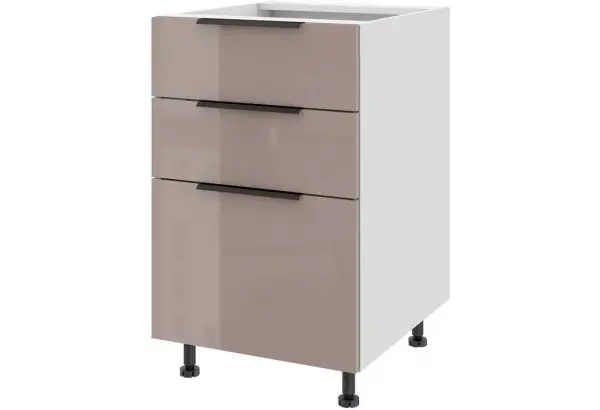 Тумба напольная с 3-мя ящиками Тандембокс 50 х 82 см Калипсо - главное фото