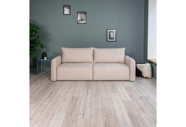 ПОРТЛЕНД Диван прямой светло-бежевый, букле - главное фото