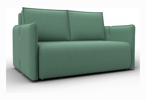 Диван прямой Лига-117 Амур 11 зеленый (Рогожка) - главное фото