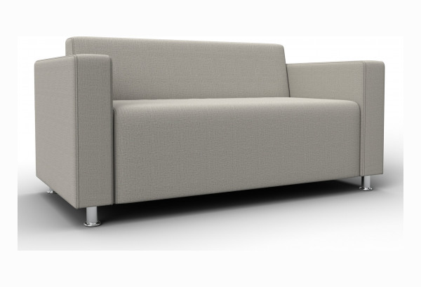 Диван прямой Лига-093 ВН Амур 02 бежевый (Рогожка) - главное фото