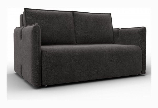 Диван прямой Лига-117 LAIM 10 темно-коричневый (Велюр) - главное фото