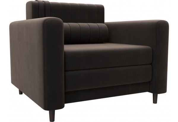 Кресло Лига-070 SEVEN 727 коричневый (Велюр) - главное фото