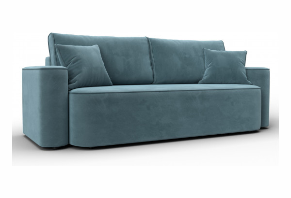 Диван прямой Лига-118 НПБ SEVEN 113 бирюзовый (Велюр) - главное фото